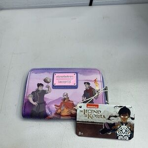 Loungefly Nickelodeon The Legend Of Korra Team Korra Zip Around Wallet NWT